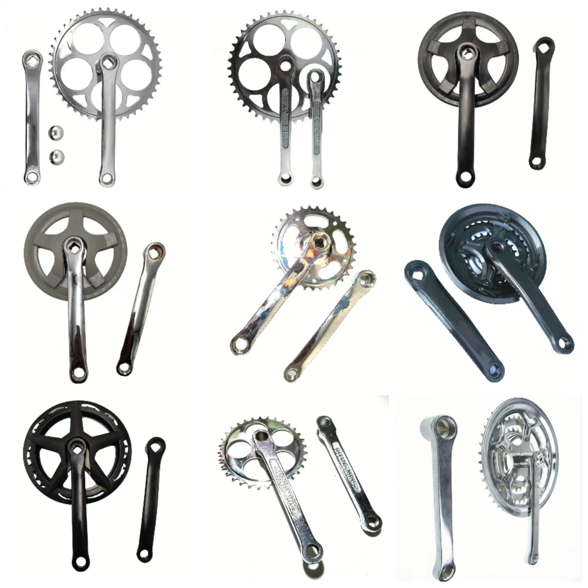 Bicycle Dish Single Disc Disassembly Hollow Square Hole Tricycle Dish 3236 Dish Front Crank Hollow Speed Change