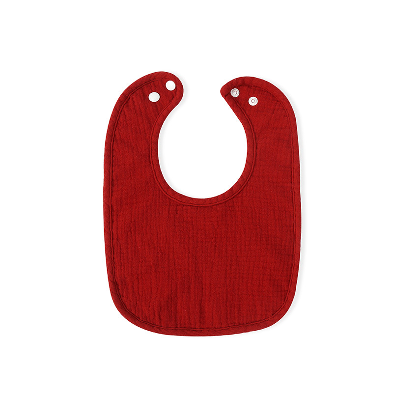 Picture of Gauze Peas Velvet Baby Petal Bib Pure Cotton Baby Sipe Towel Pure Cotton Waterproof Autumn and Winter Thickened Newborn Bib
