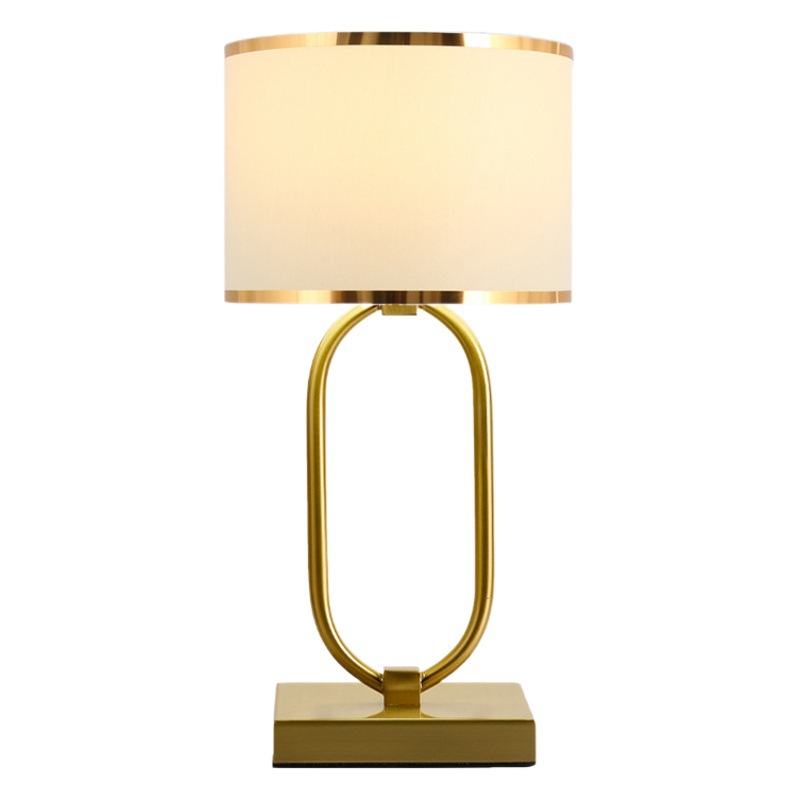Post-modern Light Luxury Study Bedroom Bedside Lamp Nordic Style Simple Model Room Exhibition Hall Living Room Hotel Glass Table Lamp