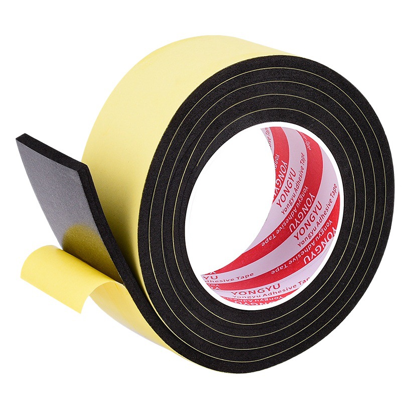 Eva Single-Sided Sponge Tape Equipment Shock-Absorbing Buffer Strong Foam Tape Soundproof Door and Window Anti-Collision Sealing Strip
