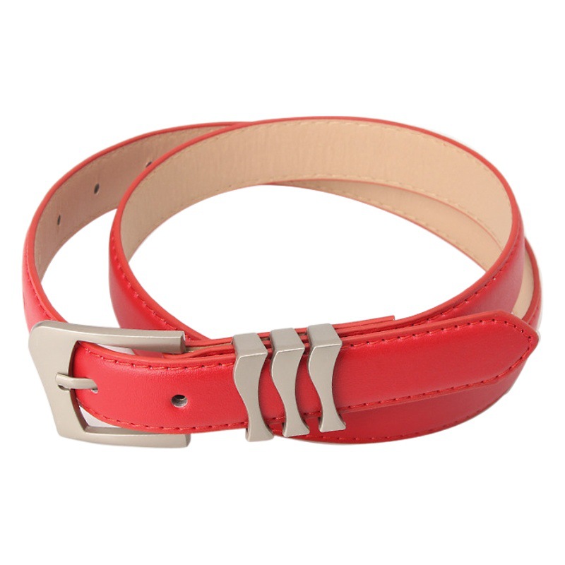 New Fashion Vintage Imitation Leather Belt Women's Simple High-end Slimming Belt Decorative Jeans Waisted Women's Belt