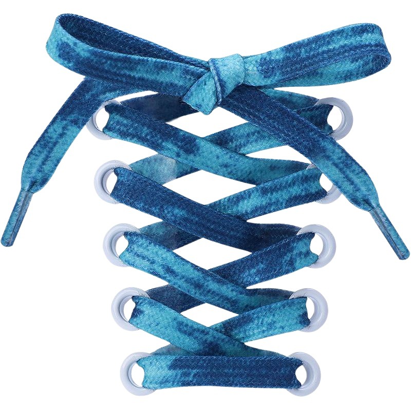 Wild elephant tie-dye shoelace control army No.1 AJ1 basketball shoes 1970s tide personalized color sports flat shoe rope wholesale