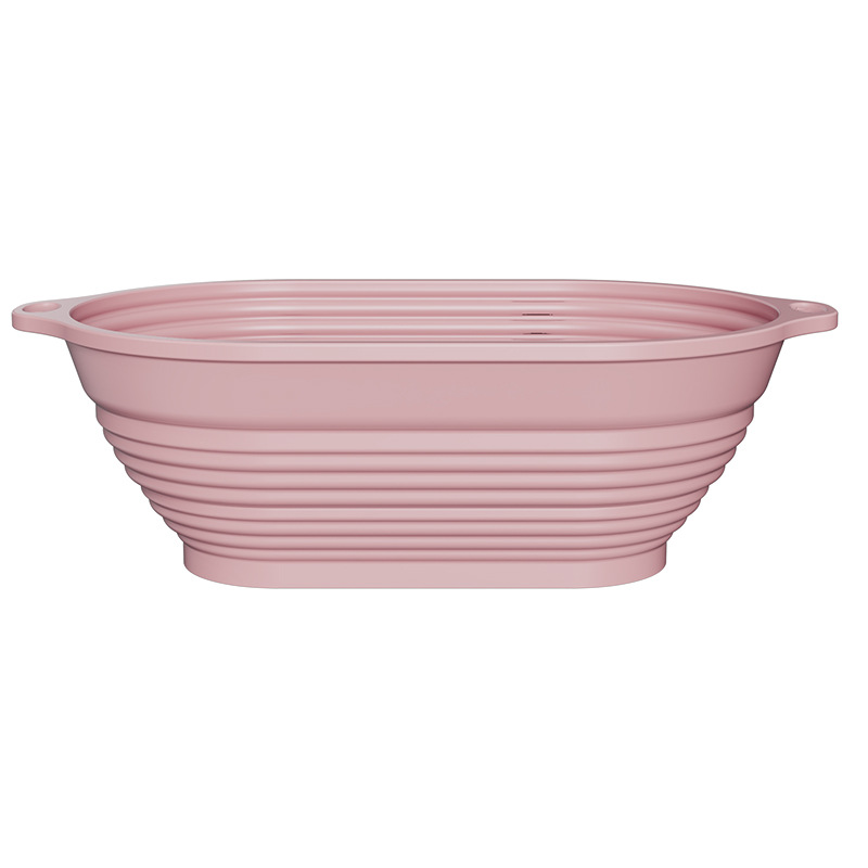 Picture of Silicone Fermentation Basket Household Oven Baking Dough Fermentation Bowl Folding High Temperature Resistant Large Capacity Bread Fermentation Basket