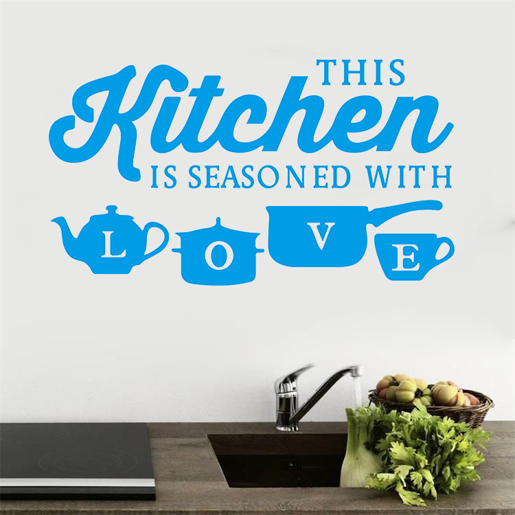 Picture of Kunshang home Amazon new KITCHEN KITCHEN restaurant creative carved wall stickers wholesale custom KS051