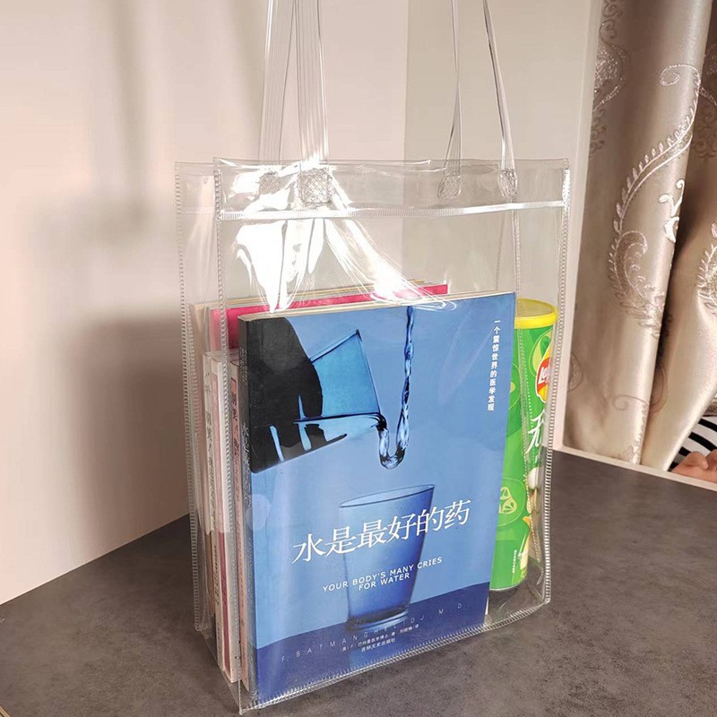 Pvc Portable Transparent Exam Bag, Directly Sold by Manufacturer, Waterproof Bag with Large Capacity and Printing