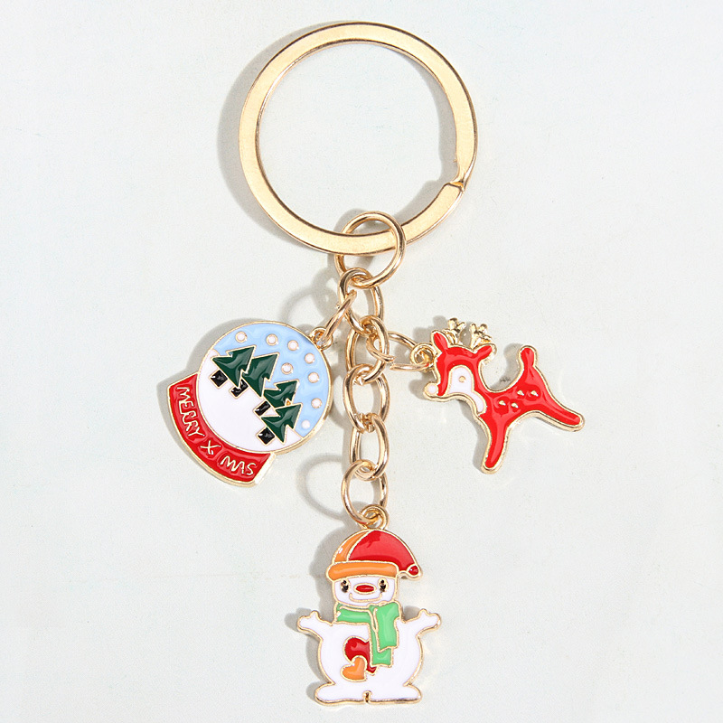 New Christmas Gift Christmas Keychain Christmas Gift Christmas Tree Keychain Christmas House Pendant