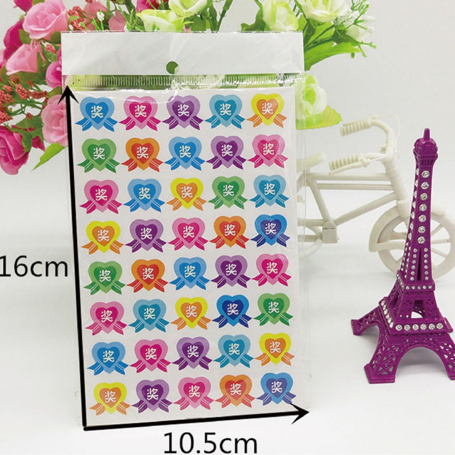 Picture of Spot smiley stickers children's kindergarten reward stickers color digital alphabet sticker sticker wholesale