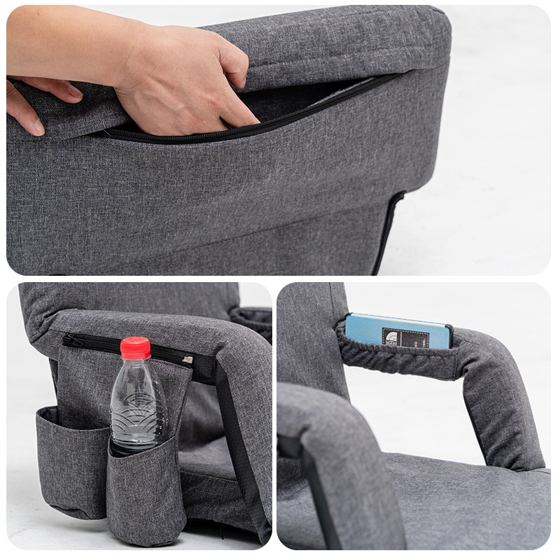 Picture of Cross-border amazon outdoor portable cushion single sofa japanese seat foldable stadium leisure back chair