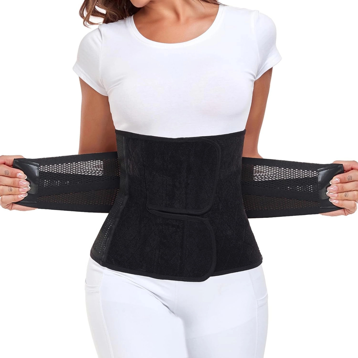 Picture of Breathable postpartum repair girdle for pregnant women postpartum cesarean section abdominal belt for pregnant women body shaping binding belt abdominal belt
