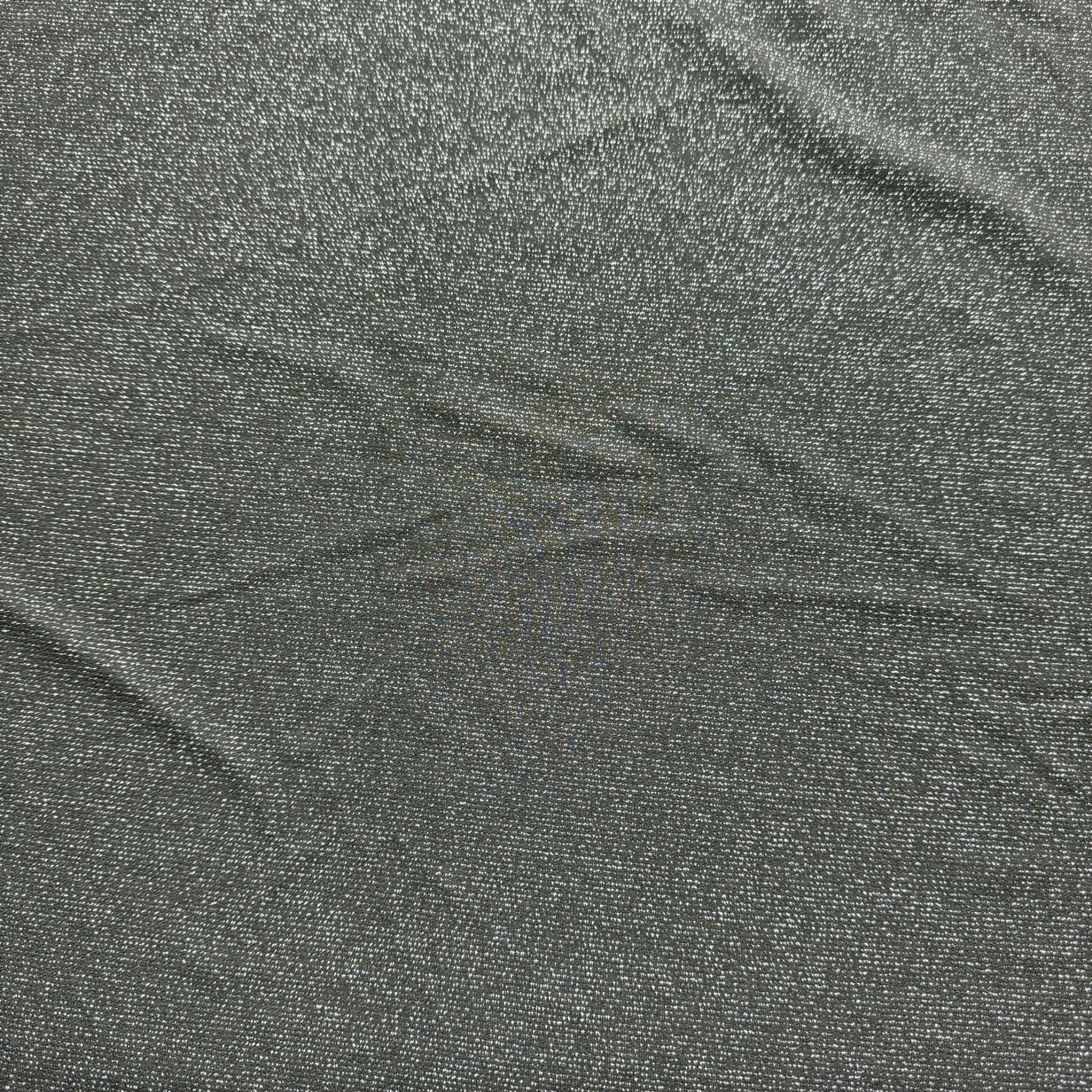 South Korean Silk Knitted Gold and Silver Fabric, Gold and Silver Polyester Knitted Stretch Fabric, Bright Silk Glitter Fabric Evening Dress