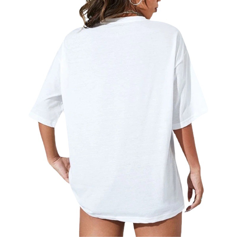 Cross-border daily casual T-shirt Women's European and American in stock top flower short sleeve foreign trade supply wholesale T-shirt women