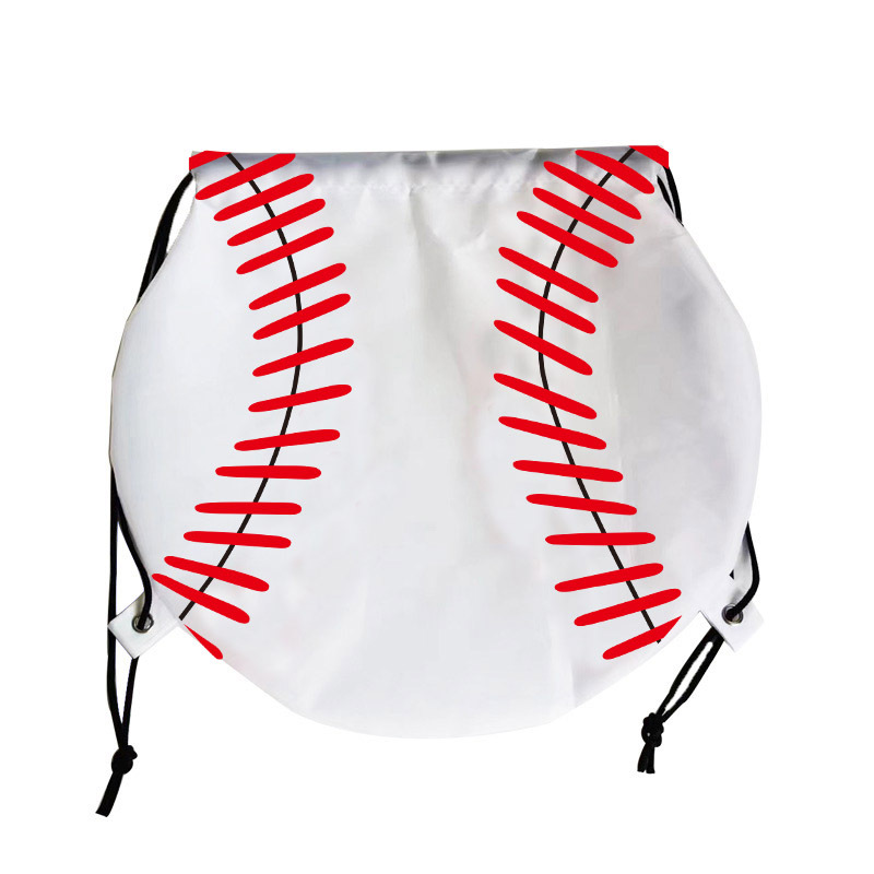Advertising Polyester Drawstring Bag Oxford Cloth Drawstring Bag Marathon Backpack Nylon Blue Ball Storage Bag Drawstring Bag
