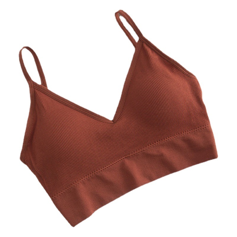 Big U-Back Underwear Beautiful Back Wrapped Breast Strapless Girls' Girls' Backless Underwear with Chest Pad Sports Backless Underwear for Women