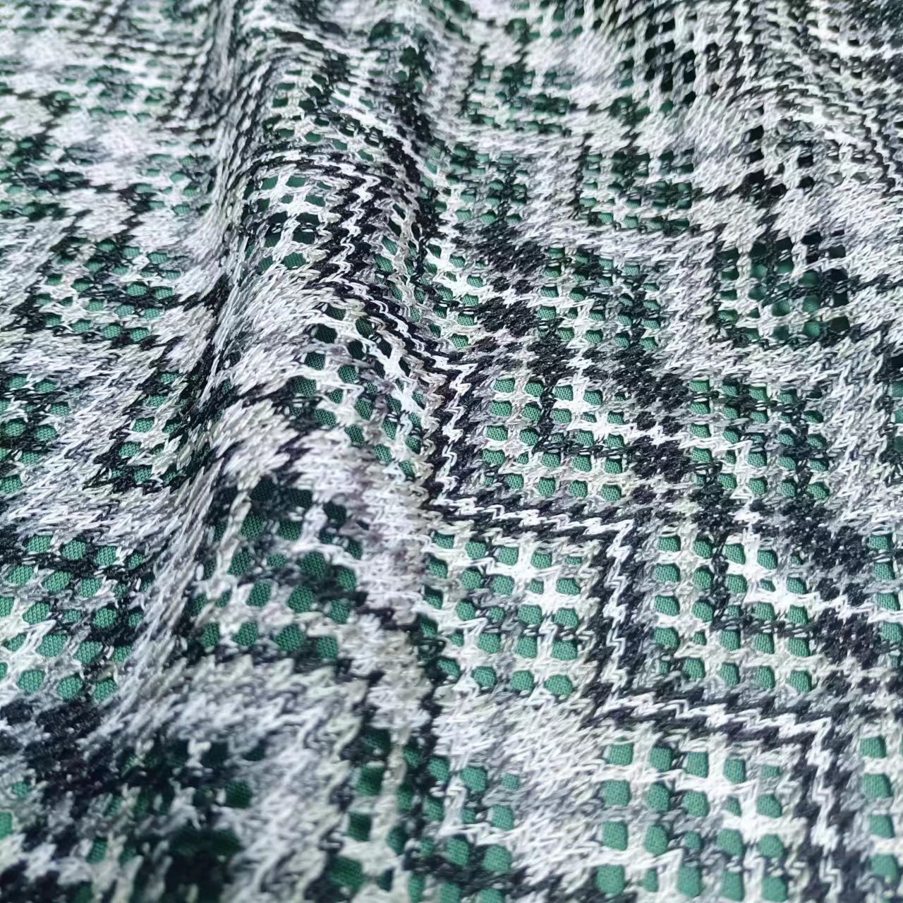 Crocheted Lace Fabric Thin Hollow Retro Color Yarn Ratty Knitted Clothing Accessories Handmade DIY Lace Cloth