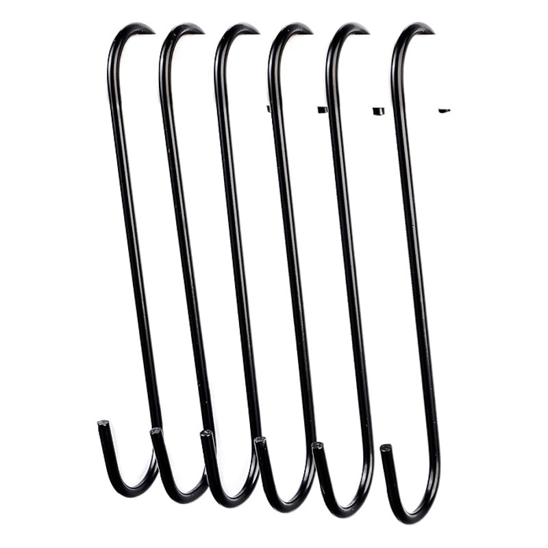 Clothing Store S-Shaped Hook Clothes Hanger Special Extended Metal Stainless Steel Clothes Hook Bathroom Kitchen Multi-Functional Hanging Hook