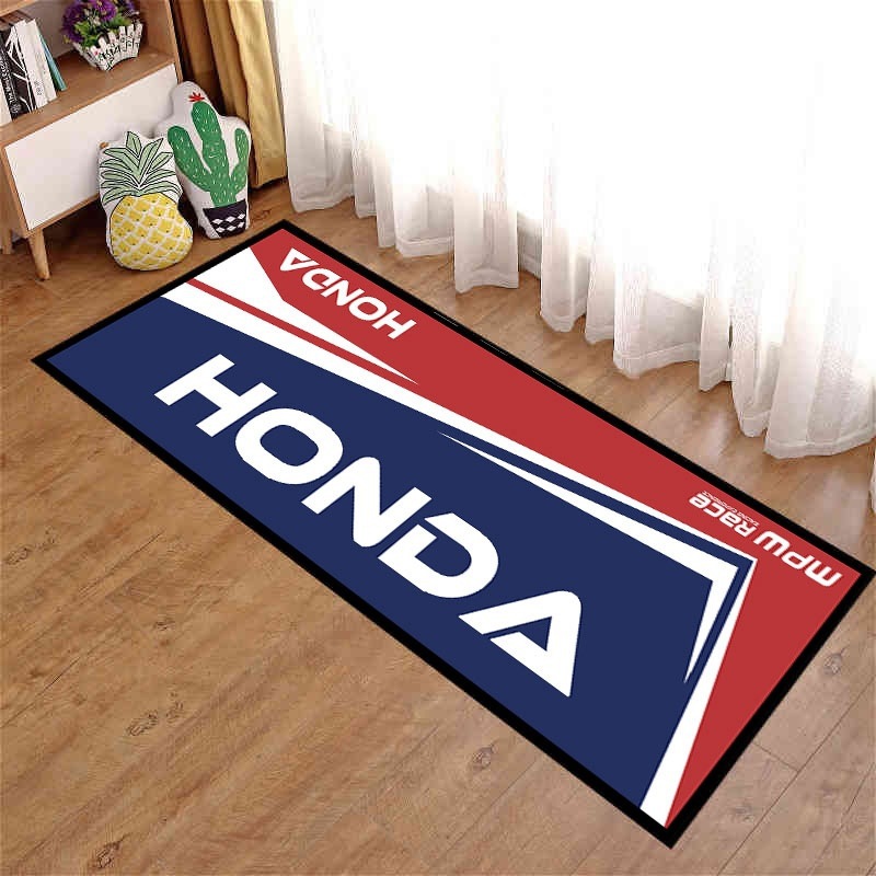 Picture of Motorcycle enthusiast carpet motorcycle display Harley Honda Ducati bedroom bedside blanket cross-border racing floor mat