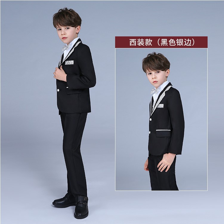 Children's Dress Set Flower Girls' Dress Boys' Piano Performance Dress Wedding Dress