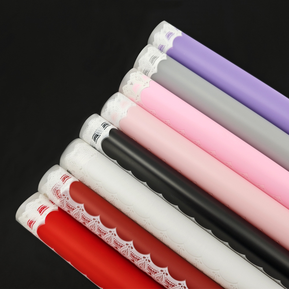 20-piece bouquet wrapping paper lace morning mist soft light flowers gift packaging translucent matte paper