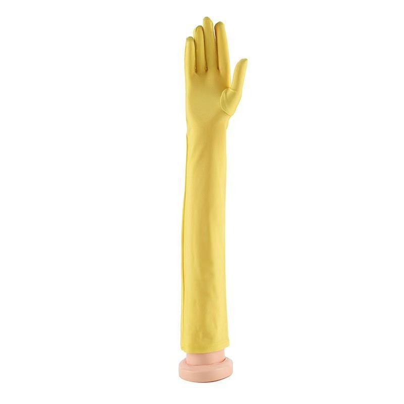 Picture of Customized Summer Women's Thin Cycling Elastic Extra Long Sun Protection Gloves Square Dance White Gloves Halloween Performance Gloves