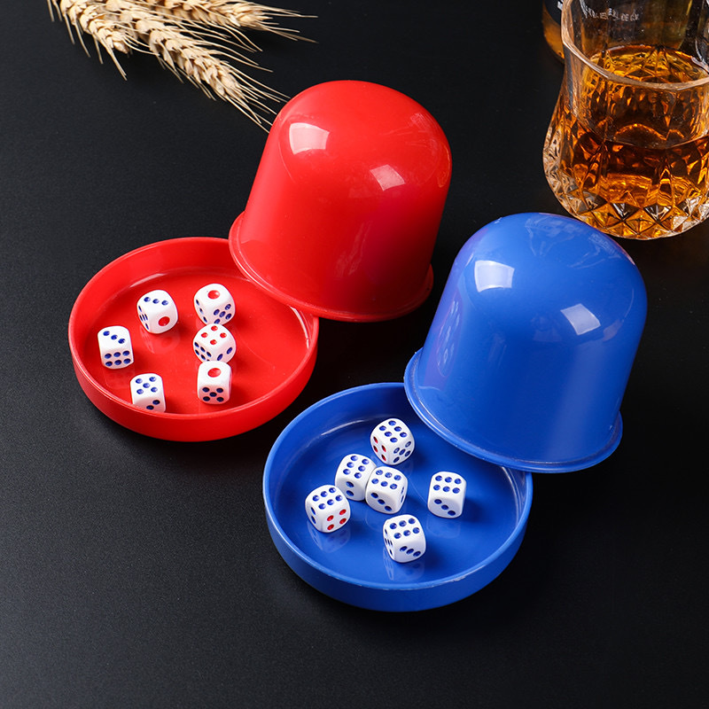 Picture of Dice Dice Cup suit High-end Bar Stopper Cup KTV Sieve Color Cup Shake Box with Base Sieve Cup Shake Color
