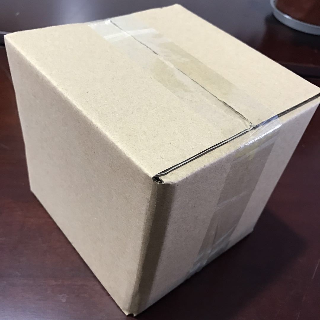 17*17 * 17cm long 3-layer hardened reinforced square T-shaped square carton postal mask packaging carton