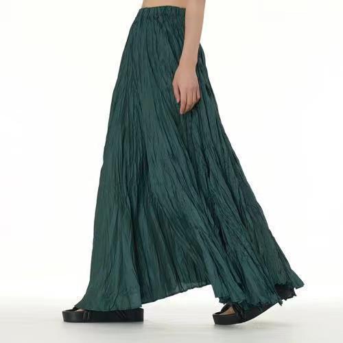Picture of European and American Simple Wrinkled Skirt 2025 Summer New Fashion Brand Women's Fashion All-match Oversize Skirt