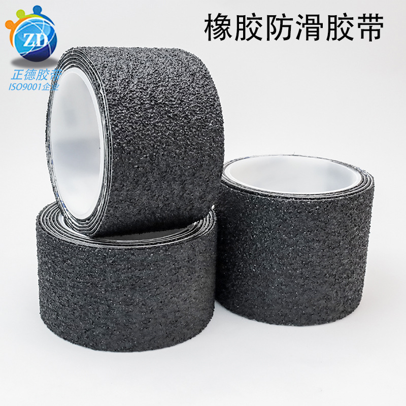 Wholesale Black Silicone Rubber Frosted Tape Grey Rubber Anti-slip Tape Swimming Pool Casino Anti-slip