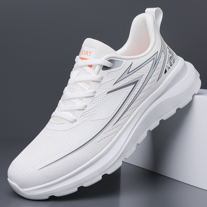 Cross-Border Youth 45 Large Size Men's Shoes Summer New Fly-Woven Mesh Breathable Shoes Non-Slip Wear-Resistant Sports Casual Shoes