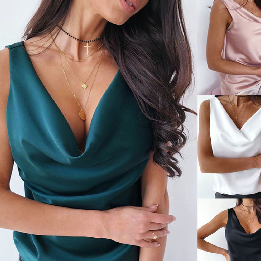 Picture of Cross-Border Fashion European and American Business Casual Office Wear Versatile Elegant French Design Women's Vest Shirt European and American Style