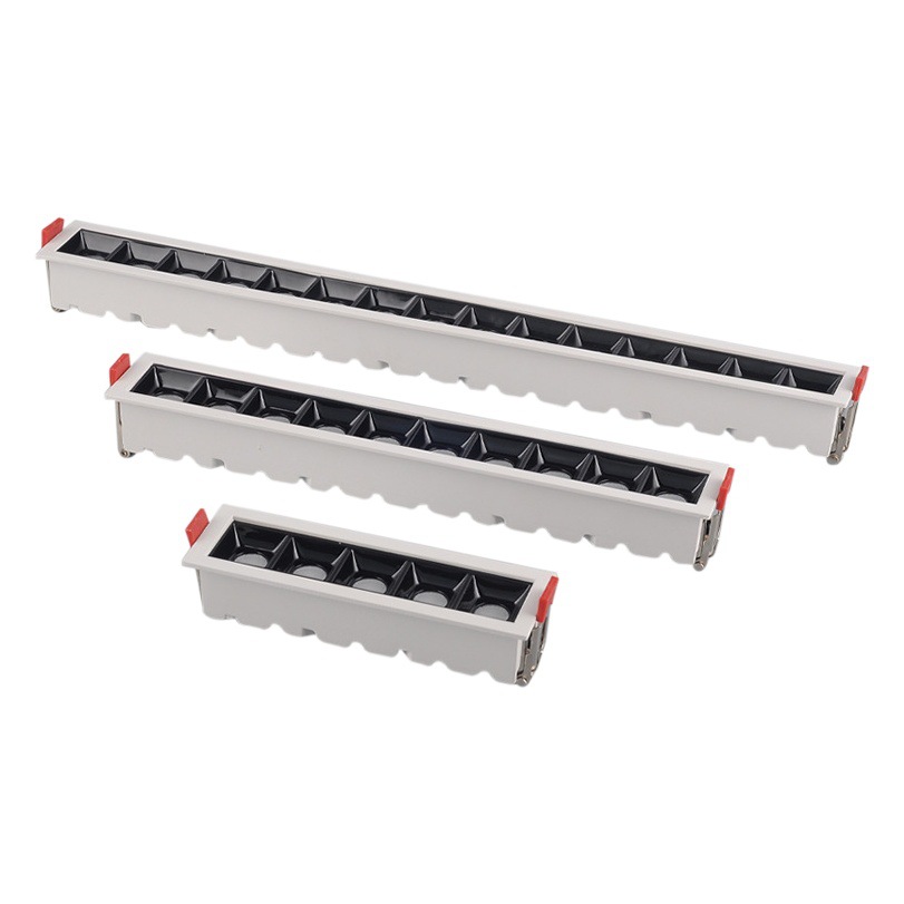 Picture of Baoge Led Embedded Grille Line Spotlight Aisle Corridor Living Room Ceiling Light Narrow Edge Long Strip Without Main Light