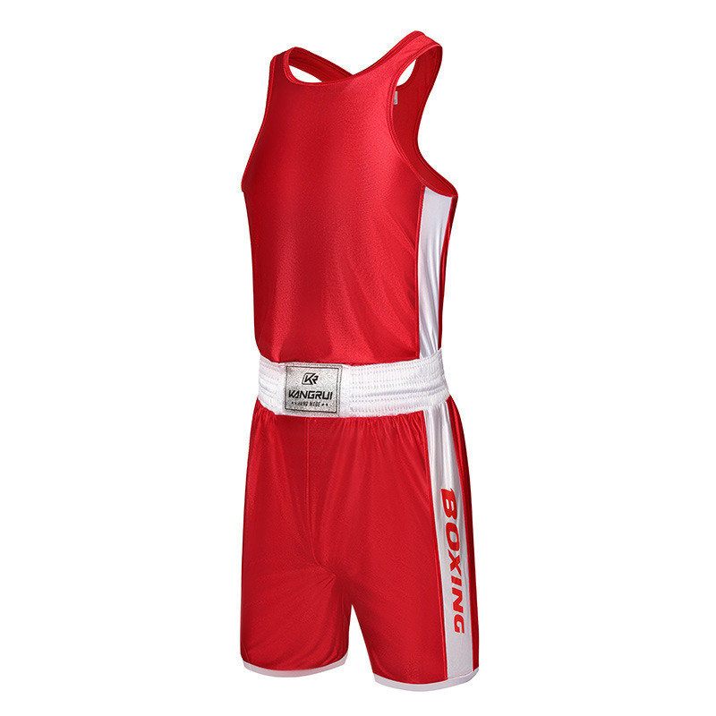 Picture of Kang Rui Boxing Suit Sanda Suit Boxing Suit suit Sanda Boxing Muay Thai Practice Suit Factory Wholesale