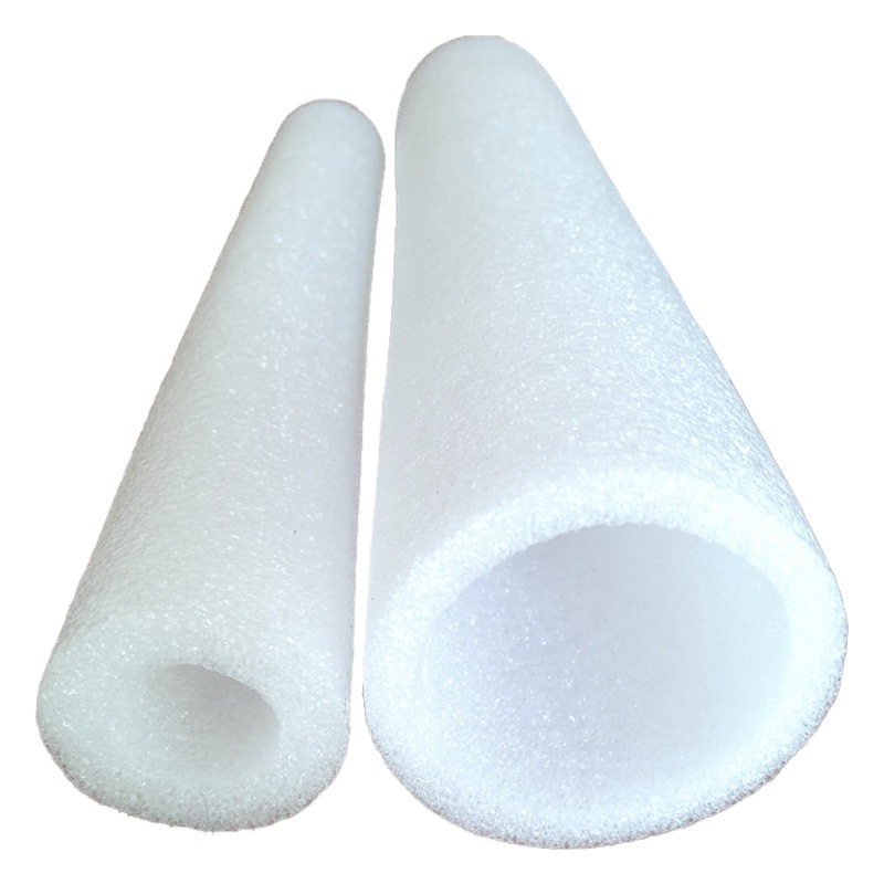 EPE Pearl cotton hollow round tube steel protective sleeve bottle mouth hardware lighting casing anti-collision foam round tube slitting