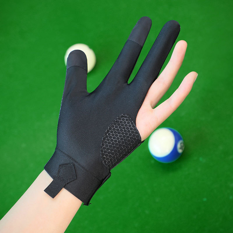 Picture of Billiards Gloves Three Finger Professional High-end Non-slip Thin Breathable Snooker Billiards Gloves Finger Billiards Gloves A3