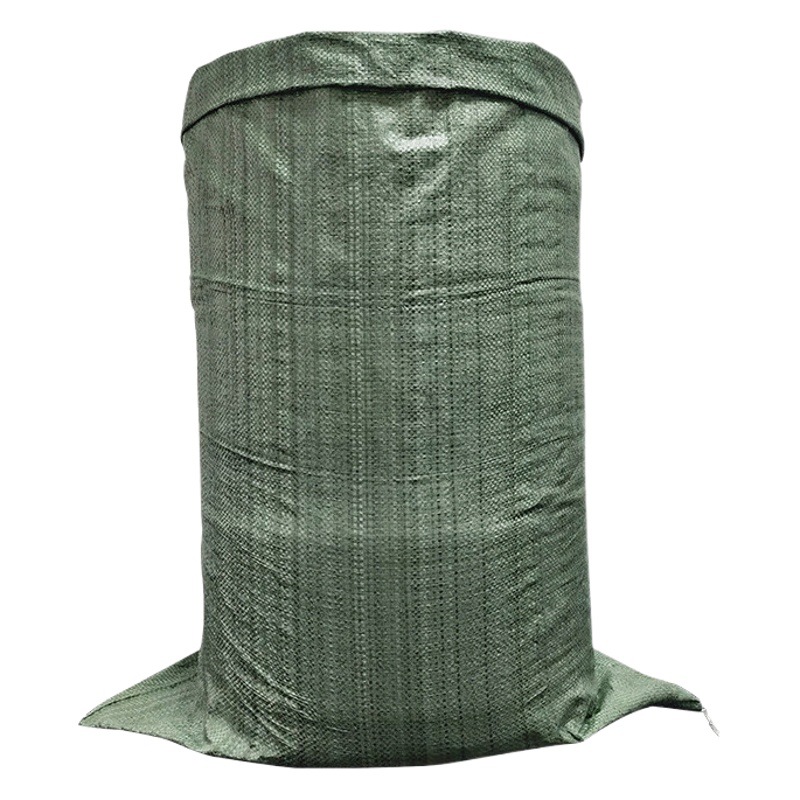 Spot logistics woven bag green snakeskin bag large thin clothing packing bag sack express forage deciduous bag