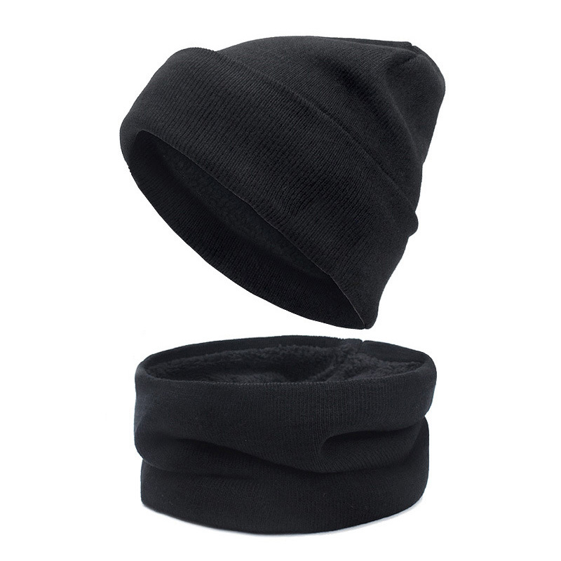 Picture of Foreign Trade Cross-Border Velvet Three-Piece Set Aliexpress Amazon Ebay Warm Suit Winter Hat Scarf Touch Screen Gloves