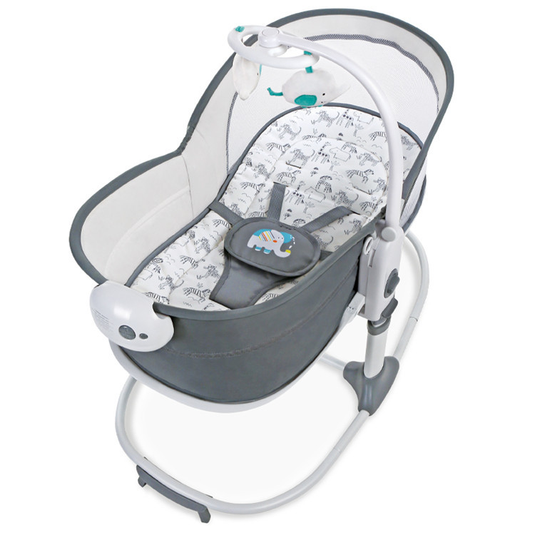 Picture of Baby Shaker electric vibration comfort Shaker can lift portable bedside bed newborn baby bed can sit and lie