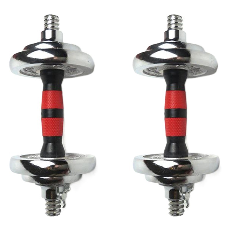 Fitness Equipment Home Dumbbell Equipment Fitness Electroplated Dumbbells Adjustable Dumbbell Set Women's Dumbbells Home Use 20