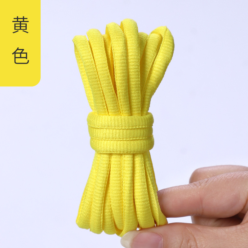 Picture of Wild elephant wholesale semicircle shoelace basketball shoes sneaker casual shoes shoelace black and white blue color oval shoelace rope