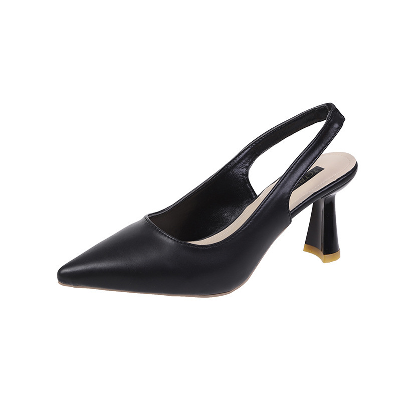 Picture of 2022 Spring and Summer New Pointed Toe High Heels Women's Stiletto Toe Sandals Back Hollow Shallow Mouth Single Shoes Women
