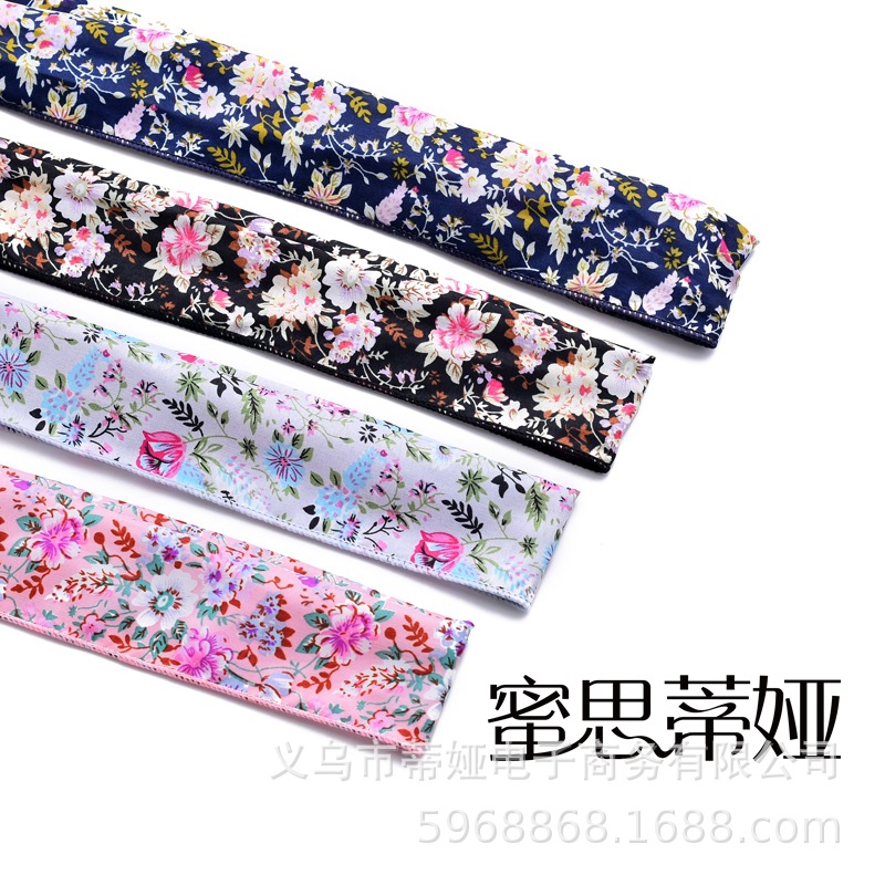 Picture of Korean Style Fresh Iron Wire Headband Cute Polka Dot Headband Printed Headband Foreign Trade Hot Selling Headband Headwear Cross-Border