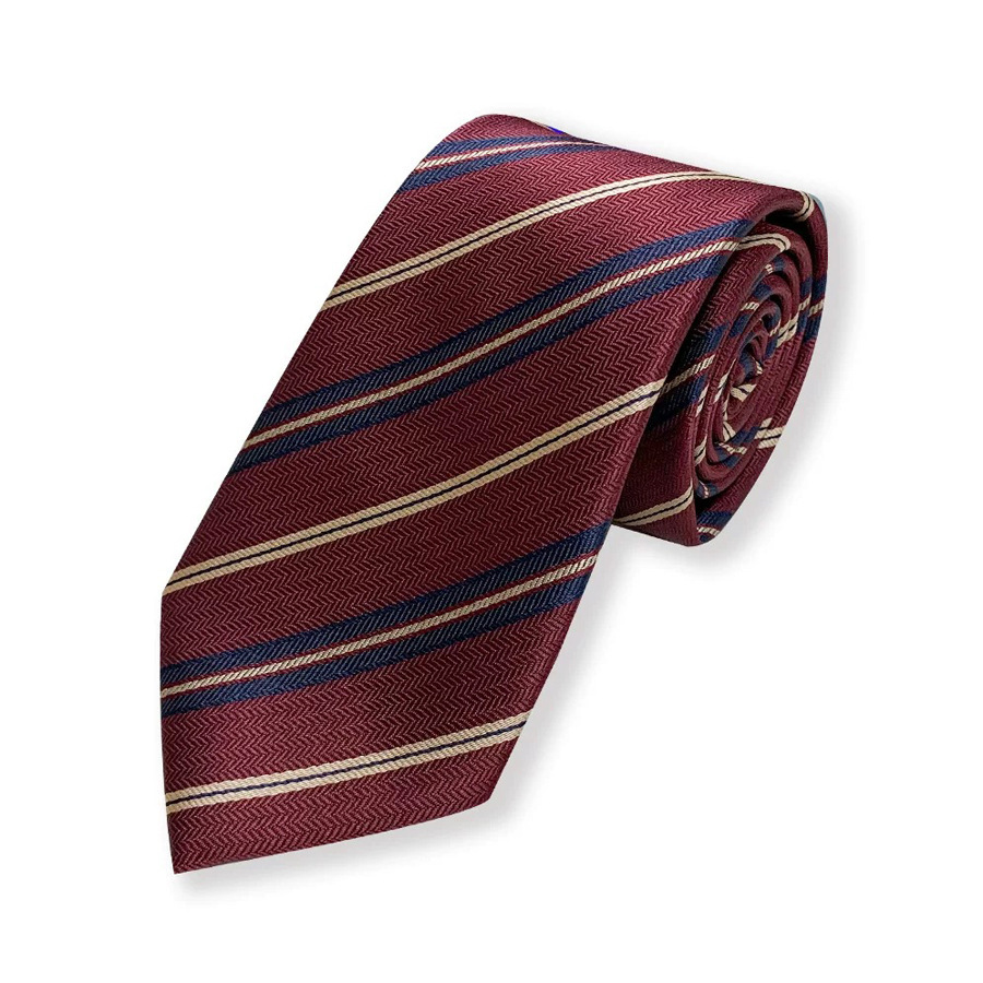 Picture of striped hand tie tie jk unisex japanese college style student shirt uniform dk casual necktie