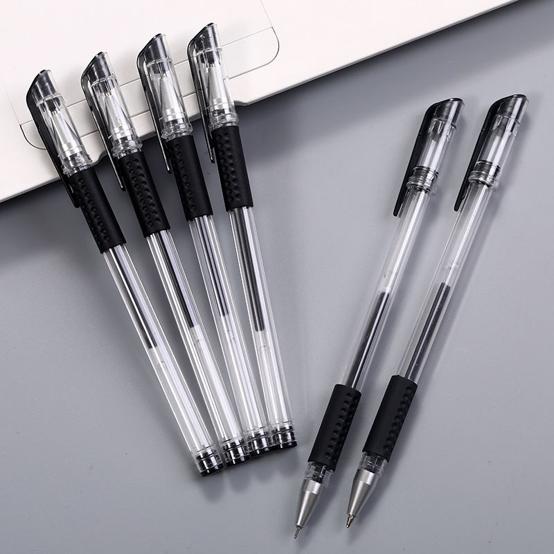 Picture of European Standard Gel Pen 0.5mm Bullet Needle Pen Ballpoint Pen Carbon Water Pen Signature Pen Office Examination Pen