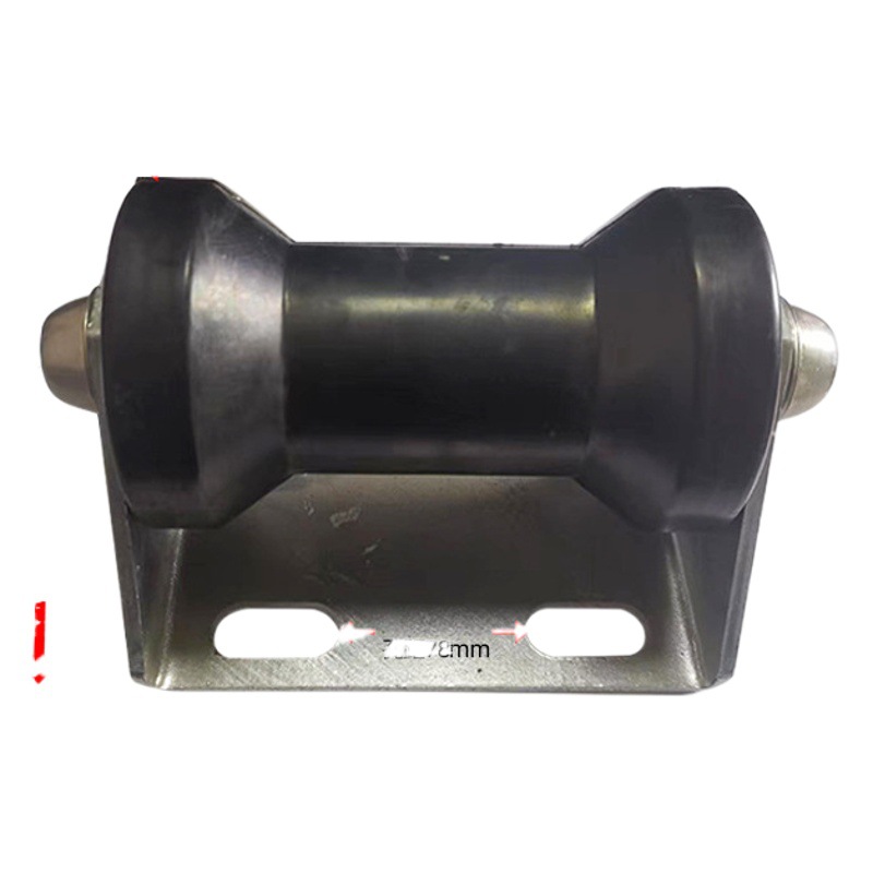 Rubber Boat trailer roller bracket 4-inch 5-inch yacht bottom rubber support wheel various speedboat trailer accessories