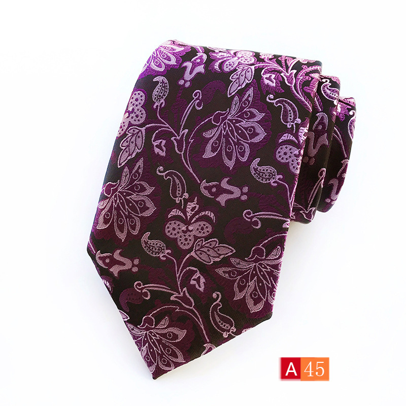Picture of Source Factory Hot Jacquard Fabric Tie Men's Dress Business Suit Accessories Tie Wholesale