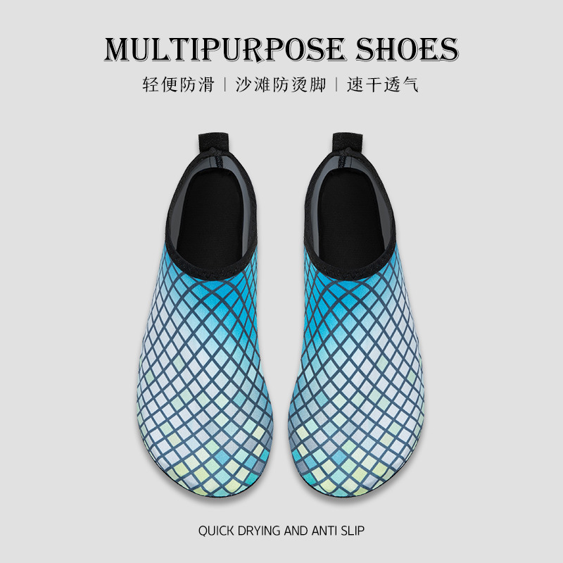 Picture of Beach Shoes for Women and Men, Adult Snorkeling Shoes and Socks, Non-Slip Soft Bottom Swimming, Quick-Drying, Sand-Proof, Diving Yoga Shoes, River Wading