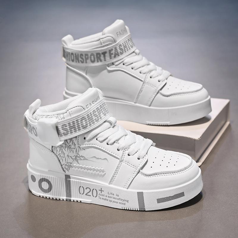 Children's shoes 8 years old, casual parent-child board shoes 9 high-top sports shoes, boys, student trendy brand hip-hop 10, girls 31-44