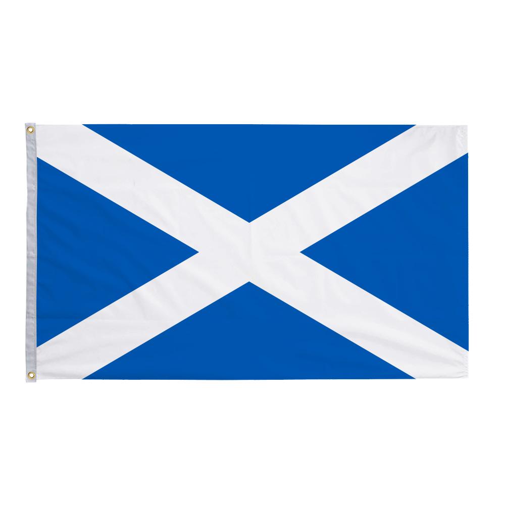 Picture of Cross-border spot 90 × 150cm Scottish flag 3 * 5ft Scottish flag polyester fabric event decoration