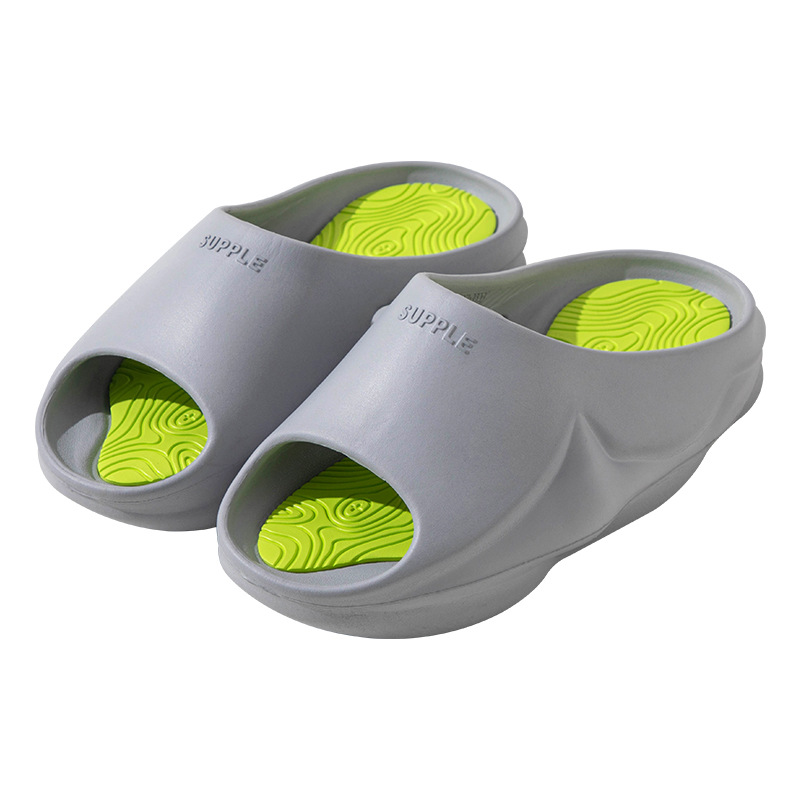 Picture of Clearance EVA slippers home odor and non-slip bathroom bathing and stepping on couple sandals wear outside in summer