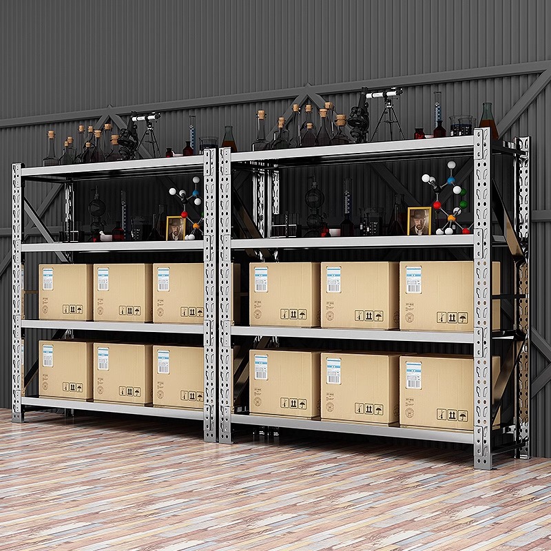 Picture of Stainless steel shelf storage shelf workshop cold storage heavy storage rack multi-layer adjustable floor storage rack