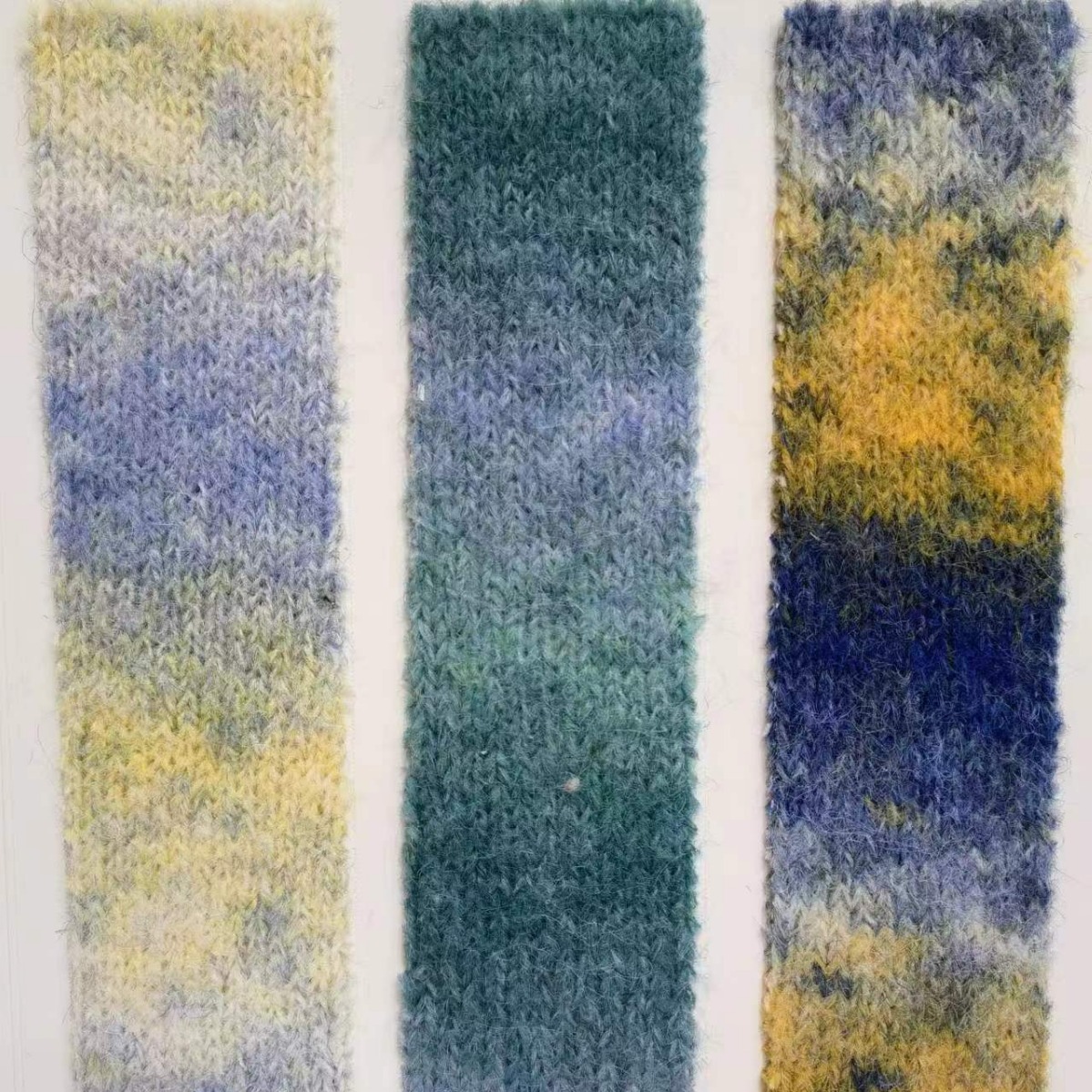 4.5 Pieces of Colorful Mohair, Gradient Wool Yarn, Gradient Mohair, Gradient Wool Mohair Section Dyed Mohair